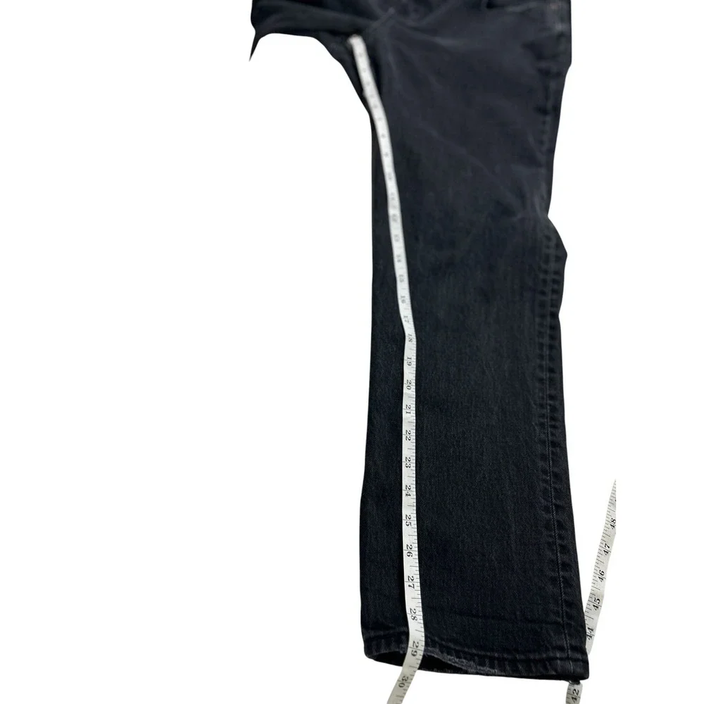 Abercrombie & Fitch The 90s Straight Mid Rise Black‎ Denim Jeans 30/10s